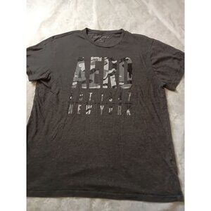 Aeropostale Mens XL Graphic T-Shirt Camo Logo Aero 1987 New York
